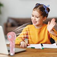 Mini Ventilador de mano con agua, Ventilador Portátil nebulizador,  Batería de Litio Recargable Ventilador Pequeño, humidificación silenciosa, 4 Velocidades Con 20ml de Agua de Enfriamiento en Spray para el Hogar Oficina Viajes al Aire Libre y Camping - details 4
