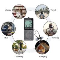 Portable Radio Personal Radio With Headphones Walkman Radio With Rechargeable Battery Digital Display Stereo Radio - details 1