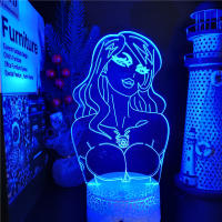 Lámpara LED De Ilusión 3D Anime Fullmetal Alchemist Cambio De Color Para Decoración De Habitación Infantil Luz Nocturna De Mesa - details 16