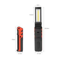 Lámpara De Trabajo LED COB Recargable USB Con Gancho Magnético Y Batería 18650 Torch Inspección Luz De Mano Impermeable 1200 Lumen - details 3