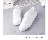 Nuevos Zapatos Planos Para Estudiantes Mujer Transpirables Moda Internet Zapatos Casuales Blancos Talla Verdadera Material PU Y Malla - details 7