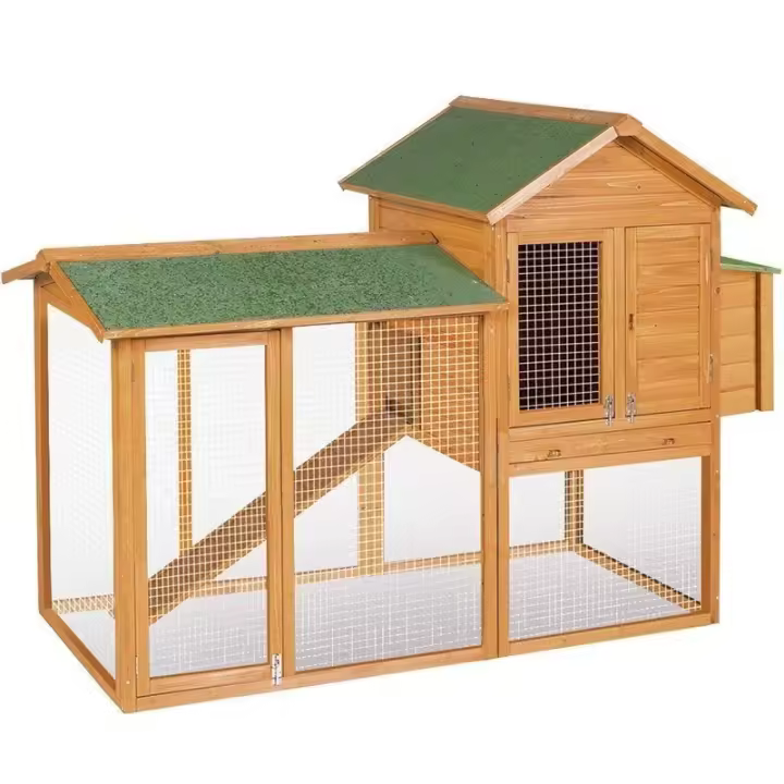 Suinga Gallinero de Madera Dublín con Techo Impermeable y Acceso en Rambla para Cuidado de Pájaros - 1