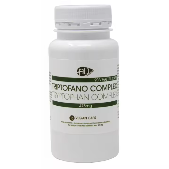 🌙 Triptófano con Magnesio y Vitamina B6 | Duerme Mejor, Relájate y Mejora tu Ánimo | Sin gluten, sin lactosa y sin ingredientes de origen animal |90 Cápsulas Vegetales |  Natural Diet  | 475 mg | Olympus Sport Nutricion - 1