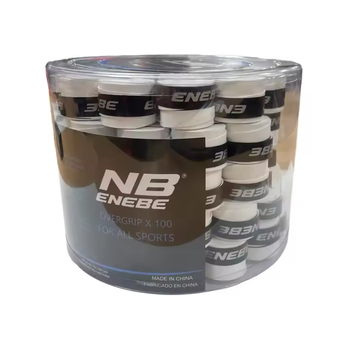 Cubo 100 ud para padel maximo agarre  Overgrips Enebe Blancos - 1
