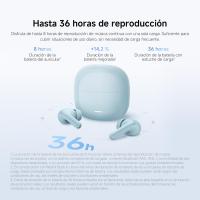 Xiaomi Redmi Buds 8 Lite – Auriculares Inalámbricos TWS Cancelación de Ruido Activa | Graves Intensos | Doble Micrófono con IA y Reducción de Viento | Hasta 36 h de Autonomía | 5 Ajustes de EQ | Bluetooth 5.4 | Blanco, Negro  o Azul - (VERSIÓN ESPAÑOLA) - details 2