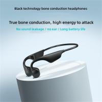 Auriculares estéreo de conducción ósea inductivos, auriculares inalámbricos Bluetooth 5.3 de larga duración de la batería, IPX6 a prueba de agua y sudor con 15 horas de reproducción, para correr, andar en bicicleta, conducir y viajar - details 0