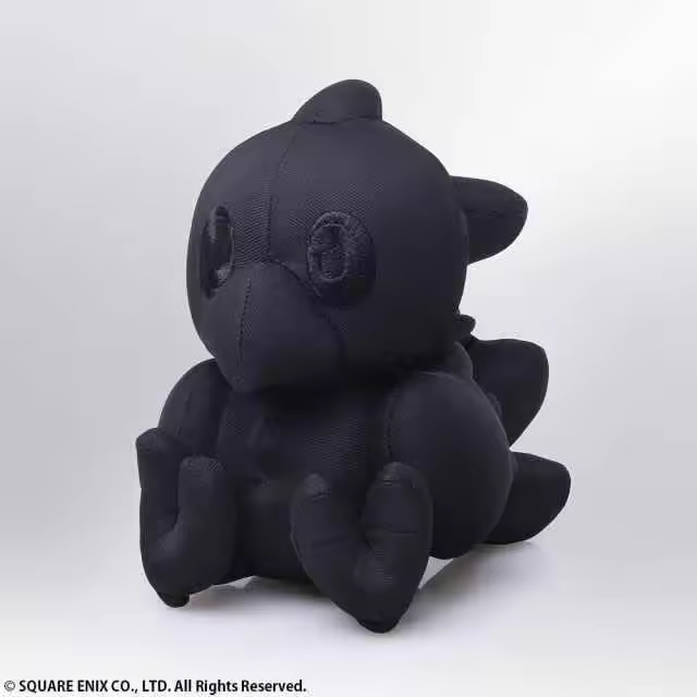 Peluche square enix final fantasy linea autograph chocobo version negro - 1