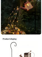 Lámpara De Jardín Solar Decorativa En Forma De Taza De Té Iluminación Nocturna Para Decoración De Jardín Y Paisaje Exterior - details 7