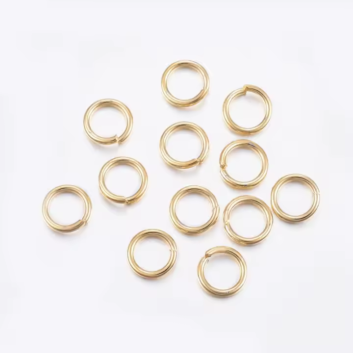 160Pcs Anillos Abiertos Para Electroforesis De Acero Inoxidable 304 17~21 Gauges Estilo Negro Y Multicolor Para Joyería - 1