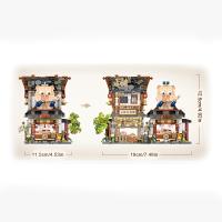 Mini Bloques De Construcción Plegables En Forma De Cerdo Lujosos Casa De Juguete Para Decoración De Puzzles Edificio Moderno Para Niños De 6 a 12 Años - details 3