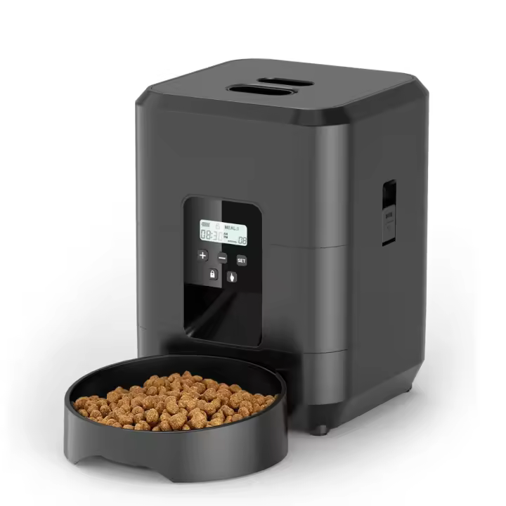 Dispensador Inteligente De Alimentos Para Mascotas 2L Automático Para Gatos Y Perros Alimentación Regular Con Registro Tazón De Alimento Suministro Para Mascotas - 1