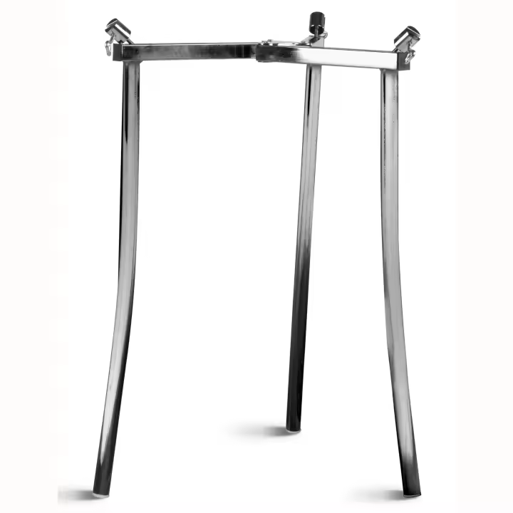 Briebe LEGL5 Trípode para Paellero de Gas Regulable, Soporte Robusto y Estable para Paelleros de 35 a 70 cm, , Acero Inoxidable - 1