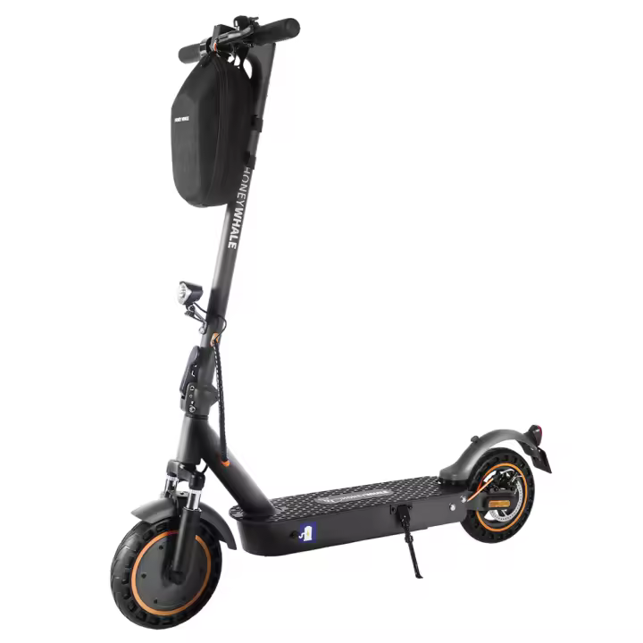 HONEYWHALE E9 MAX Patinete Scooter Eléctrico, Motor 500W, Batería 36V 10Ah, Neumático 10", Velocidad Máx 20 km/h, Autonomía 35-40 km, Freno Mecánico y Freno Electrónico, Adecuado para Uso Exterior, Ideal para Desplazamientos Diarios en Ciudad - 1