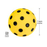 Bolas De Pickleball Silenciosas De Bajo Ruido Con Tapa Y 3 Piezas PU Suave Para Uso Interior Prácticas Para Principiantes Seniores Y Jugadores Jóvenes - details 4