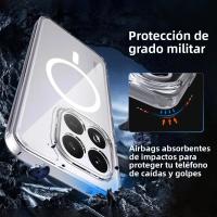 Funda Magnética Transparente Para Xiaomi 15T pro Material PC+TPU Antichoque Compatible Con Xiaomi 17 17Pro Max Cubierta De Carga Inalámbrica - details 5