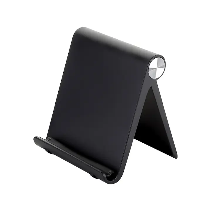 Soporte plegable de escritorio para teléfono móvil, soporte portátil simple para tableta y orden, Pequeño Creative Gift, soporte para teléfono móvil
Soporte, negro - 1