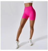 Shorts Deportivos Sin Costuras Para Mujer High Waist Push up Para Ciclismo Running Fitness Yoga Leggings De Gimnasio Ropa De Yoga - details 3