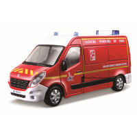 Modelo De Coche De Lujo Bburago 1/50 Force Emergente Iveco Magirus RW En Aleación Colección De Juguetes Regalo Para Niños Y Adultos - details 3