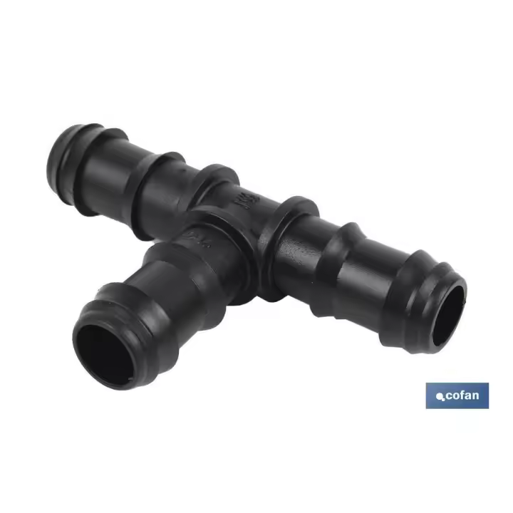 Conector en T para Riego por Goteo 16 Mm Cofan - 1