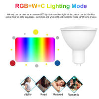 Bombilla LED Inteligente WiFi GU5.3 Control Remoto Por App Y Voce Compatible Con Alexa Google Home Tmall Elf Para Sala De Estar - details 11