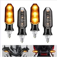NLpearl Lámpara De Señalización LED Para Moto 8mm Mini Blinker Flotante Amarillo Flujo Indicador De Giro Accesorios De Moto - details 0