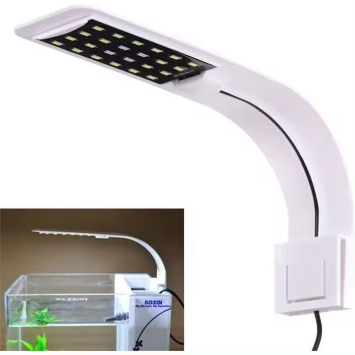Lámpara de iluminación con Para Acuario LED Clip, 10 W, 24 LEDs, flexible, EU - 1