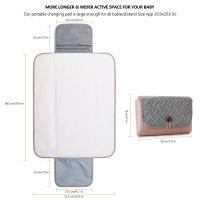 Alfombrilla De Cambio Para Bebé Recién Nacido Plegable Y Resistente Al Agua Multifuncional Portátil Matrícula De Pañales Para Niños Y Niñas De 0 a 12 Meses - details 8