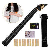 Mini Saxofón C Llave HiXing De Bolsillo Material ABS Con Boquillas Y 10 Piezas De Garrafa Instrumento De Viento Muslady Con Bolsa De Transporte - details 6