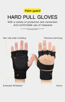 Guantes De Levantamiento De Peso Kyncilor Para Hombres Y Mujeres Deportivos De Fitness Y Gimnasia Con Estampado En La Palma Para Construcción Corporal - details 5