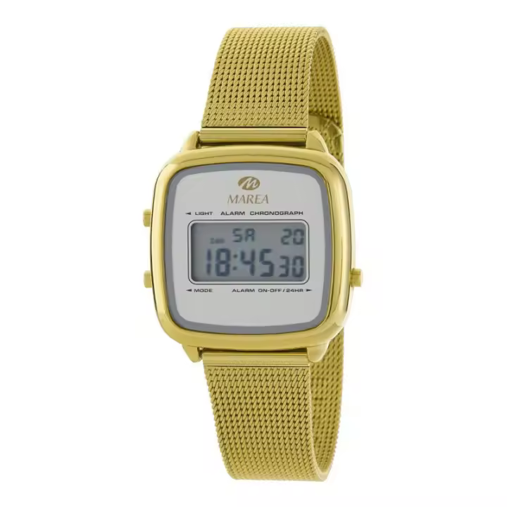 Reloj Marea B35363/4 Mujer Dorado Malla - 1