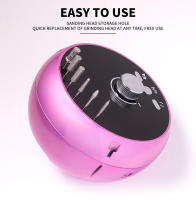 Máquina De Manicura Profesional 45000RPM Enchufe Eléctrico Ambar Rosa Morado Para Uñas Eliminador De Cutícula Y Gel - details 3