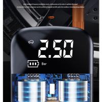 Compresor de aire de coche con cable/inalámbrico, bomba de inflado de neumáticos eléctrica para motocicleta, barco, bolas de neumáticos automáticas, 150psi - details 7