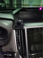 Soporte De Teléfono Para Coche Especial De Material ABS Para Subaru Forester 2019-2023 Soporte Fijo De Gravedad Móvil Negro - details 0
