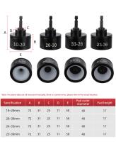 Cabezal De Aplicación De Tapas Con Destornillador Eléctrico 1/4 Para Botellas 10-100mm Diámetro Exterior Compatible Con Perforadores - details 5