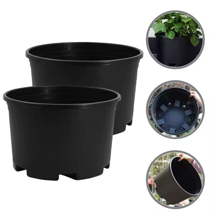 2 Pcs Macetas Para Plantas Interiores Grandes Plásticas Para Orquídeas Jardín Y Cultivo De Árboles Maceta Extra Grande Para Plantas - 1