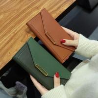 Cartera Larga De PU Para Mujer Con Cierre De Hasp 5 Colores Moda Monedero Bolso Monedero Con Bolsillo Para Teléfono Clutch - details 1