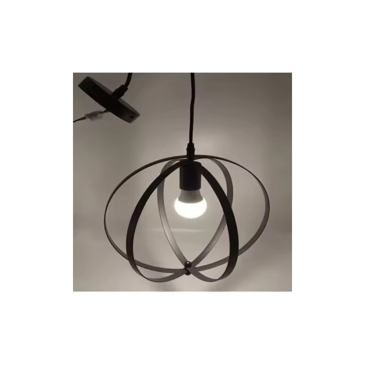 LED7 - Lámpara de techo Redonda Negra Vintage DD-01 - Aplique de techo, Alta Eficiencia, Iluminación, Luz Interior, Luz Exterior, Luz Fría, Decoración, Ofertas de iluminación Herramientas, Tecnología de Iluminación, Lampara de techo, Electricidad - 1
