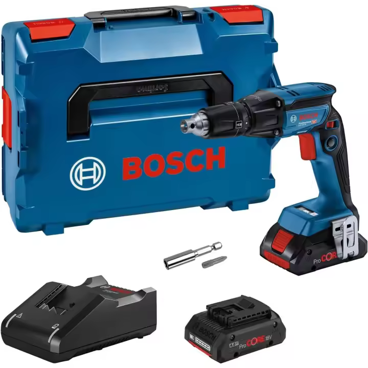 Bosch Professional 18V System GTB 18V-45 - Atornillador a batería para construcción en seco (0-4500 rpm, sin batería, en caja) - 1