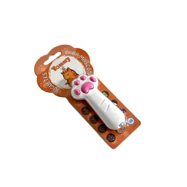 UNUSUAL- Juguete láser para mascotas,  9.4cm x 4.6cm x 1.9cm, Juguete con luz láser para mascotas, puntero de punto rojo, proyección interactiva, Interactivos Gatos Juguetes Gatos Puntero de luz LED para Jugar en Interiores y Exteriores YM1346 - 1