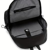 Mochila para hombre de 15,6 pulgadas, mochila de viaje, bolso informal para computadora, bolso escolar para estudiantes de tendencia de moda de estilo coreano, bolso para computadora - details 5