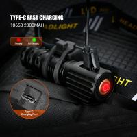 Linterna Frontal LED 1300LM Recargable Con Imán En La Punta Y Luz Táctica Para Camping Y Pesca Certificación CE/ROHS/LVD - details 5
