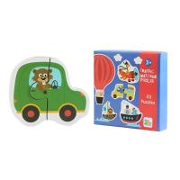 Juego De Rompecabezas De Madera Montessori Para Niños Cognición Temprana Educativo Juguete De Aprendizaje Temprano Animal Fruta Tráfico Regalos - details 9