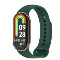 Ociodual Correa de Recambio Compatible con Xiaomi Mi Band 9 y Mi Band 8, de color Verde Meditación, Repuesto de Silicona Suave Flexible Sport Goma Transpirable - details 1
