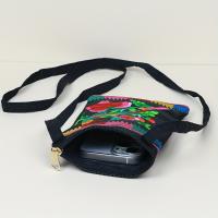 Bolso Bandolera De Estilo Étnico Vintage Para Mujer Con Bordado Pequeño Monedero Y Bolsillo Para Teléfono Móvil De 6.1 Pulgadas - details 5