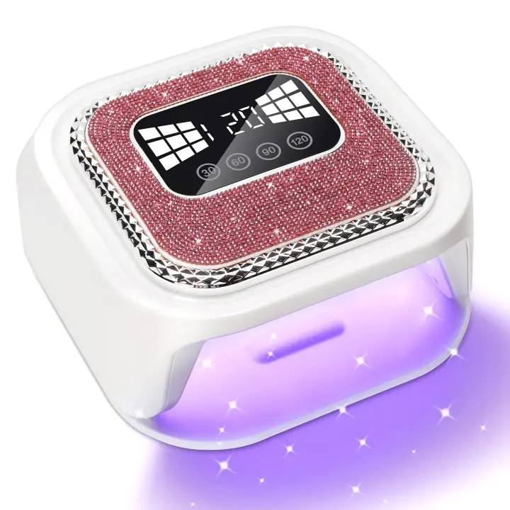 Secador De Uñas LED 80W Con 36 LEDs Lámpara De Secado De Polvo De Gel Para Salón Profesional Con 4 Configuraciones De Tiempo Y Sensor Automático - 1