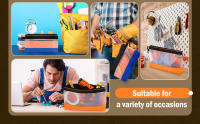 Bolsa De Almacenamiento Impermeable Transparente PVC Para Herramientas Y Piezas Multifuncional Y Práctica Para El Trabajo - details 2