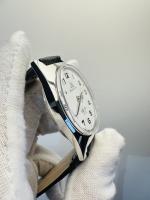 Reloj Mecánico Para Hombre Shanghai 7120 De 36mm Vintage Con Corrección De Agua 3Bar Cuarzo Arábigo Acero Inoxidable Y Correa De Cuero - details 8