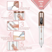 Pluma de Plasma Eléctrica | Eliminador de Manchas y Etiquetas de Piel | Equipo de Belleza Portátil | 9 Niveles Ajustables | Uso Doméstico - details 7