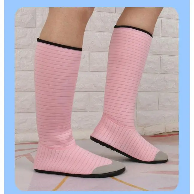 Zapatos de buceo, zapatos de snorkel de tubo largo, zapatos de natación antideslizantes de secado rápido para hombres y mujeres, zapatos de playa con suela gruesa y anticortes. - 1