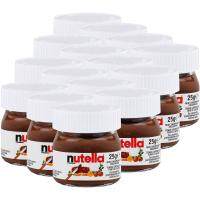 FERRERO Nutella Botes de Nutella en miniatura de cristal, Set de 15 ó 64 unidades de 25g, crema de avellanas y chocolate para untar - PACK DE 15 UNIDADES Ó de 64 UNIDADES - details 1